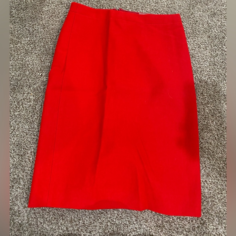 JCREW red pencil skirt